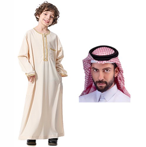(대여)-사우디아라비아전통의상-아동남자 이슬람전통의상