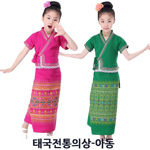 (대여)-태국전통의상-아동여자