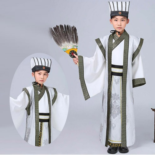 (대여)-중국전통의상 아동남자, 제갈량,학자