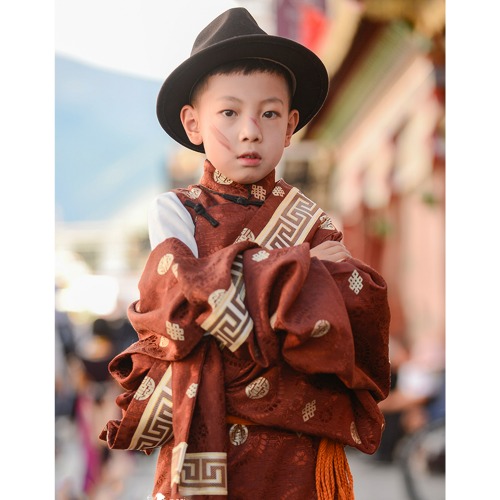 (대여)-티벳 전통의상 남자아동